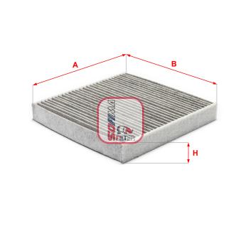 Filtre, air de l'habitacle SOFIMA OEM 7701048749 Filtre, air de l'habitacle SOFIMA OEM 7701048749