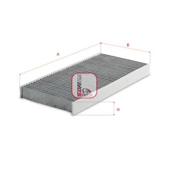 Filtre, air de l'habitacle SOFIMA OEM A1718300418