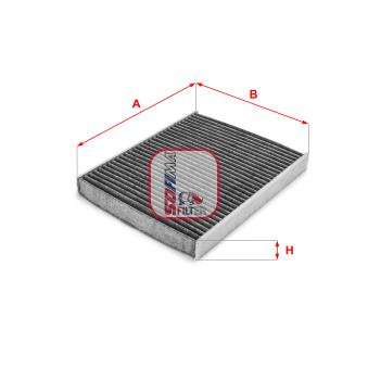 Filtre, air de l'habitacle SOFIMA OEM 2092437