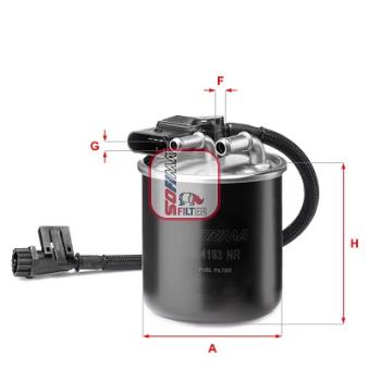 Filtre à carburant SOFIMA OEM A6510903052