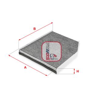Filtre, air de l'habitacle SOFIMA OEM 1839688 Filtre, air de l'habitacle SOFIMA OEM 1839688