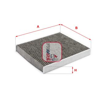 Filtre, air de l'habitacle SOFIMA OEM 2Q0819653