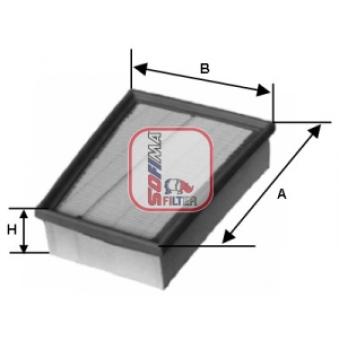 Filtre à air SOFIMA OEM 1444F6