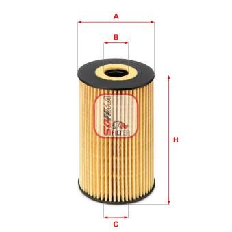 Filtre à huile SOFIMA OEM 03L115562