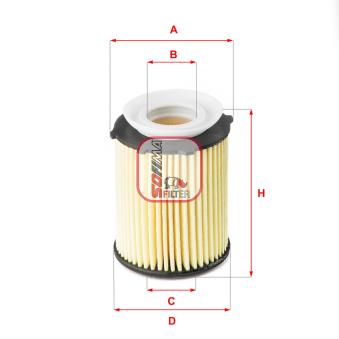 Filtre à huile SOFIMA OEM 2701800109