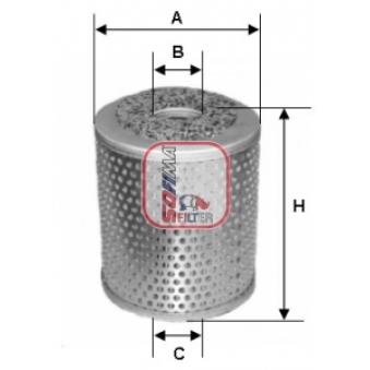 Filtre à carburant SOFIMA OEM 1901689