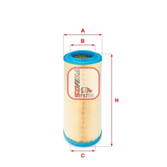 Filtre à air SOFIMA OEM 46552772 Filtre à air SOFIMA OEM 46552772
