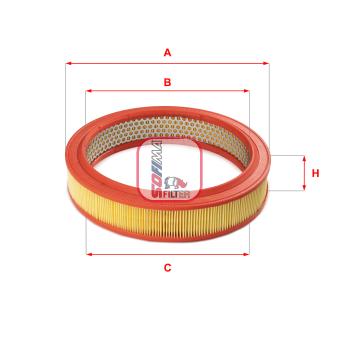 Filtre à air SOFIMA OEM 5001102 Filtre à air SOFIMA OEM 5001102