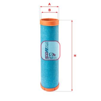 Filtre à air secondaire SOFIMA OEM 4117527A Filtre à air secondaire SOFIMA OEM 4117527A