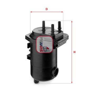 Filtre à carburant SOFIMA OEM 8200458397