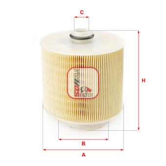 Filtre à air SOFIMA OEM 059133843B