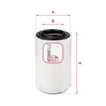 Filtre à air SOFIMA OEM 51854025