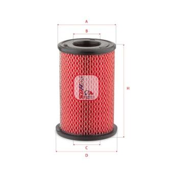 Filtre à air SOFIMA OEM 165469S001