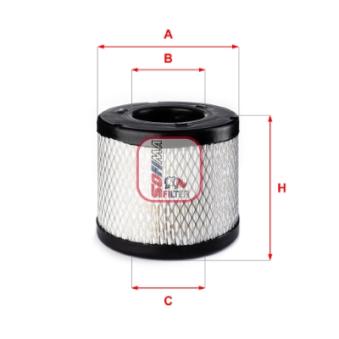 Filtre à air SOFIMA OEM 97178609