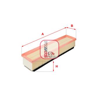 Filtre à air SOFIMA OEM 7701477208 Filtre à air SOFIMA OEM 7701477208