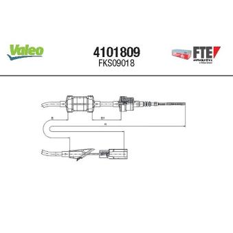 Tirette à câble, commande d'embrayage FTE OEM 46451736