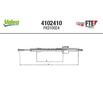 Tirette à câble, commande d'embrayage FTE OEM 92AB7K553BA Tirette à câble, commande d'embrayage FTE OEM 92AB7K553BA