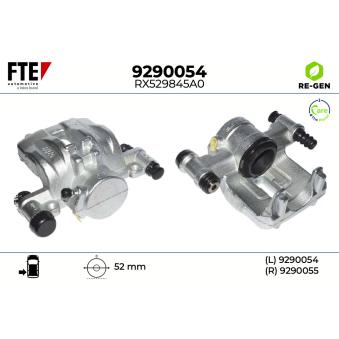 Étrier de frein arrière gauche FTE OEM 77367073