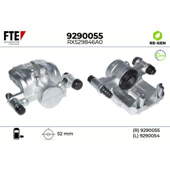 Étrier de frein arrière droit FTE OEM 77367074