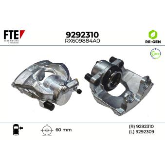 Étrier de frein avant droit FTE OEM LR015386
