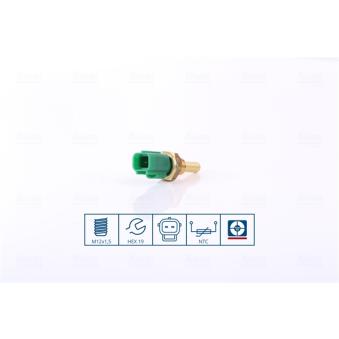 Sonde de température, liquide de refroidissement NISSENS 207056 pour SSANGYONG RODIUS 1.6 VVT-i - 110cv