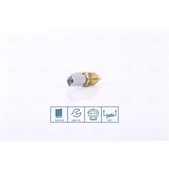 Sonde de température, liquide de refroidissement NISSENS 207057 pour MAZDA 2 1.25 - 75cv