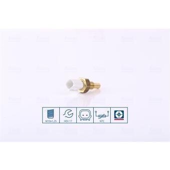 Sonde de température, liquide de refroidissement NISSENS 207071 pour HONDA CIVIC 1.4 - 100cv