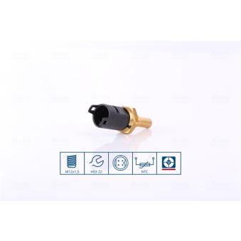 Sonde de température, liquide de refroidissement NISSENS OEM MEK000020