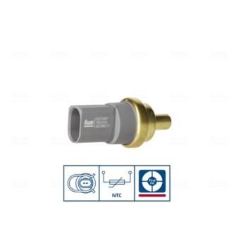 Sonde de température, liquide de refroidissement NISSENS 207082 pour SUBARU REX 1.6 - 110cv