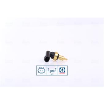 Sonde de température, liquide de refroidissement NISSENS 207100 pour PORSCHE 968 E 300 - 252cv