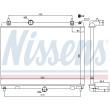 NISSENS 693801 - Radiateur, refroidissement du moteur
