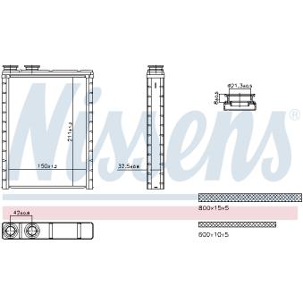 Système de chauffage NISSENS 707286 Système de chauffage NISSENS 707286
