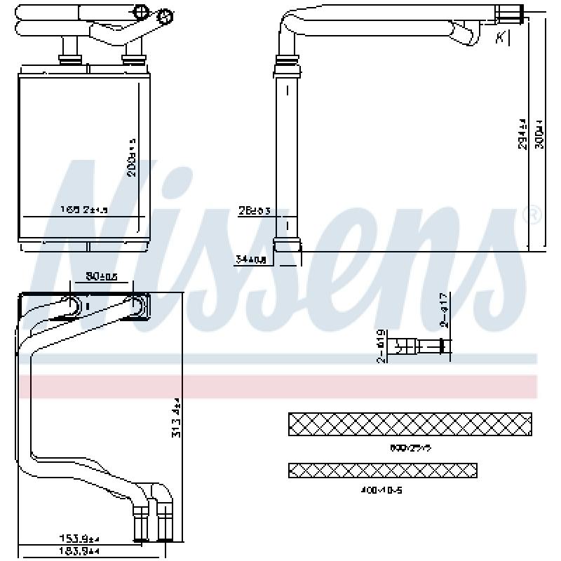 Système de chauffage NISSENS 707291 - Visuel 1