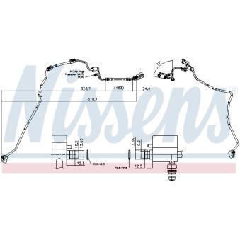 Conduite à haute pression, climatisation NISSENS [844129]