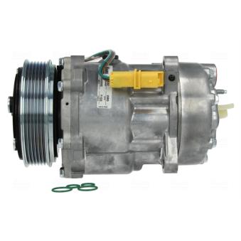Compresseur, climatisation NISSENS 89032 pour PEUGEOT 807 2.2 HDi - 163cv