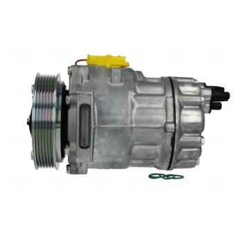Compresseur, climatisation NISSENS 89136 pour PEUGEOT 807 2.2 HDi - 163cv