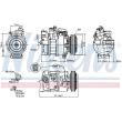 NISSENS 89208 - Compresseur, climatisation