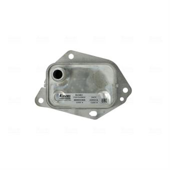Radiateur d'huile NISSENS 91592 pour KIA OPTIMA 1.7 CRDi - 141cv