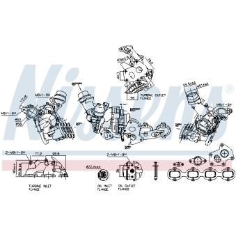 Turbocompresseur, suralimentation NISSENS OEM 4423136