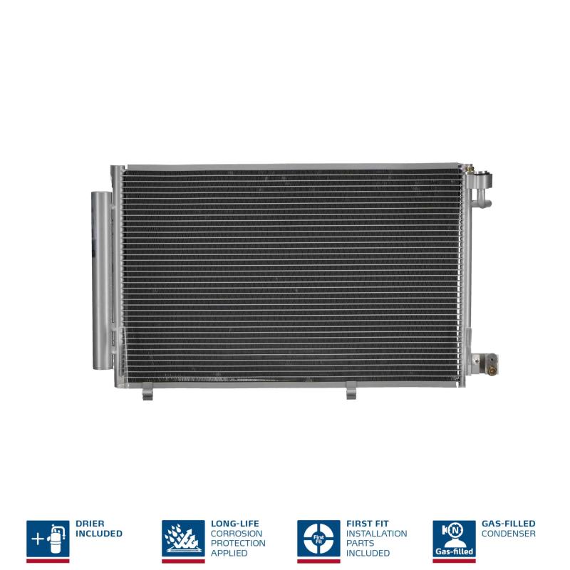 Condenseur, climatisation NISSENS 940108 - Visuel 1
