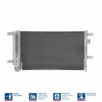 Condenseur, climatisation NISSENS 940141 pour IVECO DAILY 40C10 V - 95cv