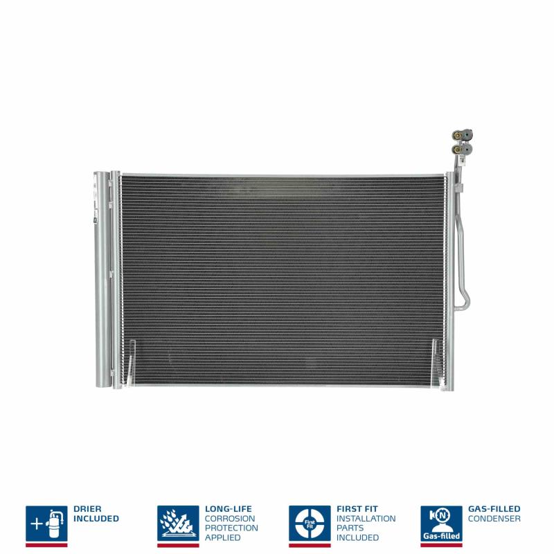 Condenseur, climatisation NISSENS 940157 - Visuel 1