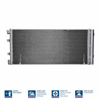 Condenseur, climatisation NISSENS 940158 pour AUDI A6 2.3 CDTI - 110cv