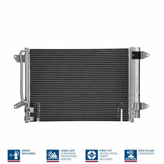 Condenseur, climatisation NISSENS 940238 pour MITSUBISHI LANCER 2.0 TDI - 110cv