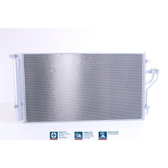 Condenseur, climatisation NISSENS 940351 pour HYUNDAI IX35 2.0 - 163cv