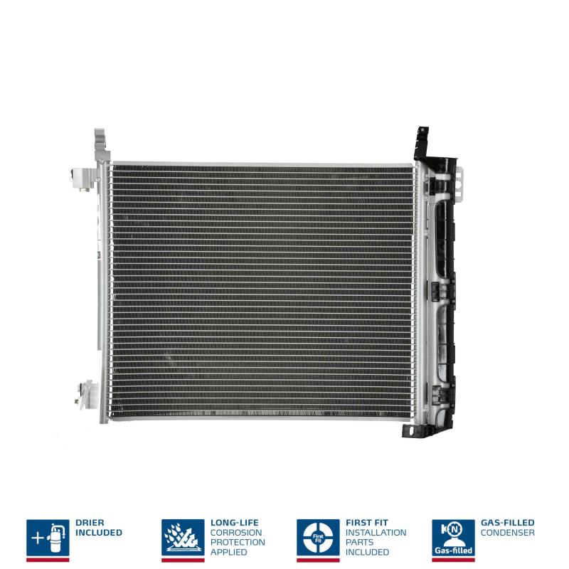 Condenseur, climatisation NISSENS 940372 - Visuel 1