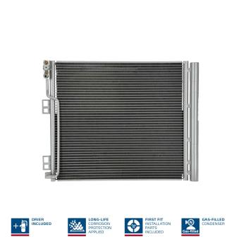 Condenseur, climatisation NISSENS 940386 pour BMW Série 3 1.5 DCI - 110cv