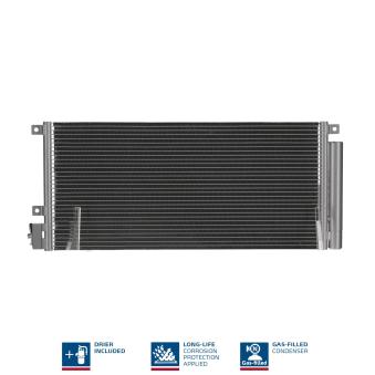 Condenseur, climatisation NISSENS 940388 pour CHEVROLET TRAX 1.4 AWD - 140cv