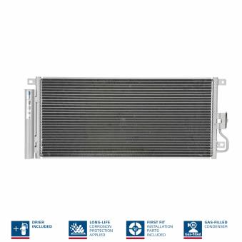 Condenseur, climatisation NISSENS 940390 pour CADILLAC BLS 1.6 CDTI - 110cv
