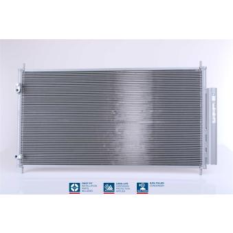 Condenseur, climatisation NISSENS 940446 pour HONDA CIVIC 1.8 i-VTEC - 141cv